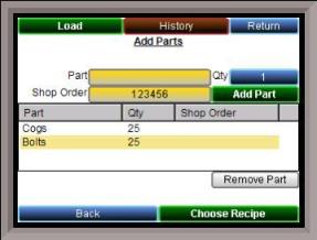 MiniBatch - New Load (Parts Added)